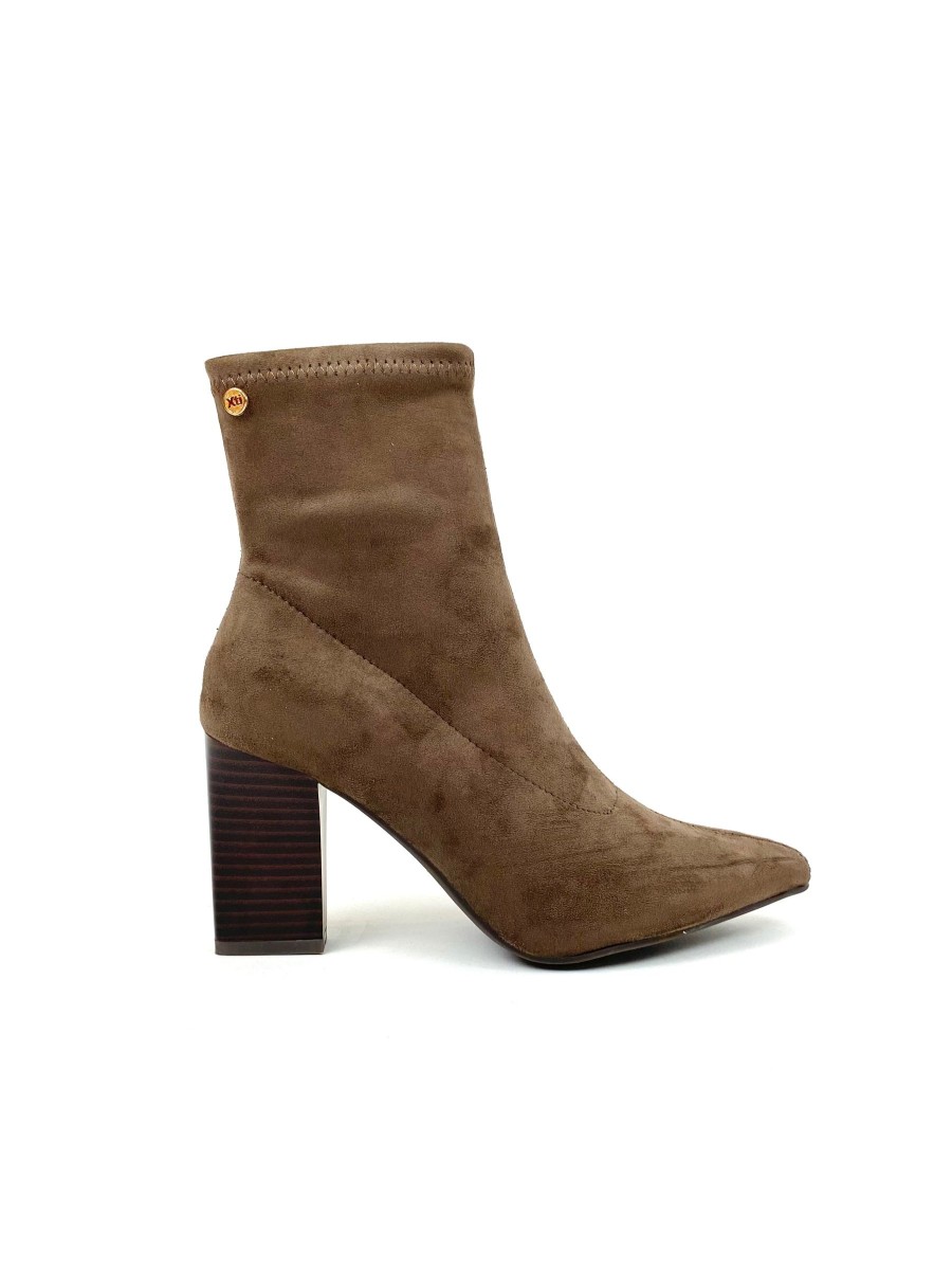 Footwear XTI Ankle Boots | Xti - 142026 Brown Sock Boot