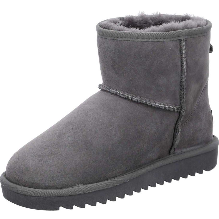 Footwear Ara | Ara - 29921 Grey Ugg Style Boot