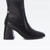 Footwear XTI Ankle Boots | Xti - 141826 Black Sock Top Ankle Boot