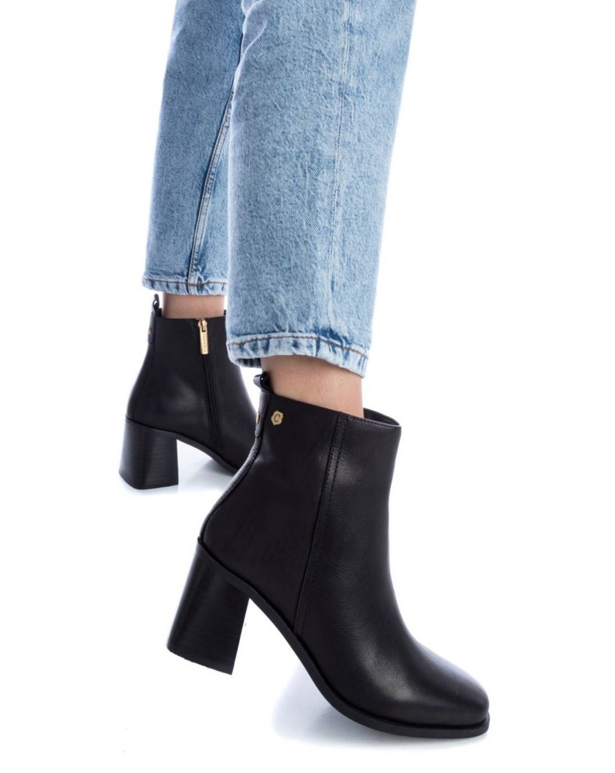 Footwear Carmela Ankle Boots | Carmela - 161228 Black Leather Ankle Boot