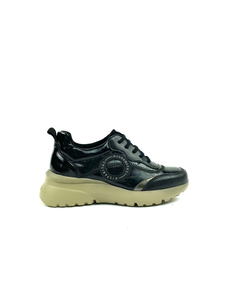 Footwear Hispanitas | Hispanitas - H1233034 Black Patent Trainer