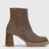 Footwear Wonders Ankle Boots | Wonders - Taupe Suede Ankle Boot