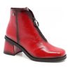 Footwear Jose Saenz Ankle Boots | Jose Saenz - 5461 Red Patent Ankle Boot