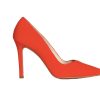 Footwear Lodi | Lodi - Victory Orange Suede Court Shoe