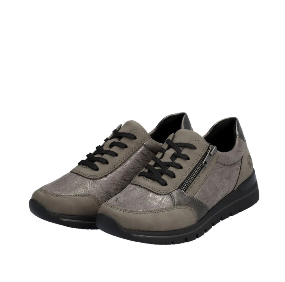 Footwear Remonte | Remonte - R6700 Grey Stretch Ttainer