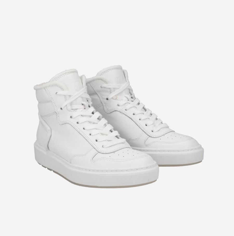 Footwear Paul Green | Paul Green - 5225 White Hi Top Trainer