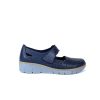 Footwear Softmode | Softmode- Navy Perforated Slip On