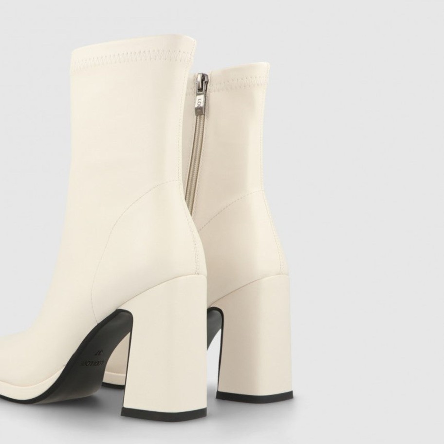 Footwear Lodi Ankle Boots | Lodi - Lin4030 Off White Sock Boot