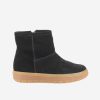 Footwear Paul Green Ankle Boots | Paul Green - 8106 Black Ugg Boot