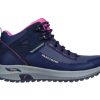 Footwear Skechers | Skechers - Navy And Pink Waterproof Hiking Boot