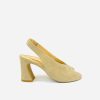 Footwear Paul Green | Paul Green - 6038 Champagne Peeptoe With Heel