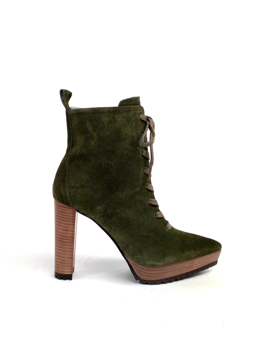 Footwear Lodi Ankle Boots | Lodi - Telia Khaki Lace Boot