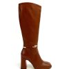 Footwear Lodi | Lodi - Kalima Tan Knee High Boot