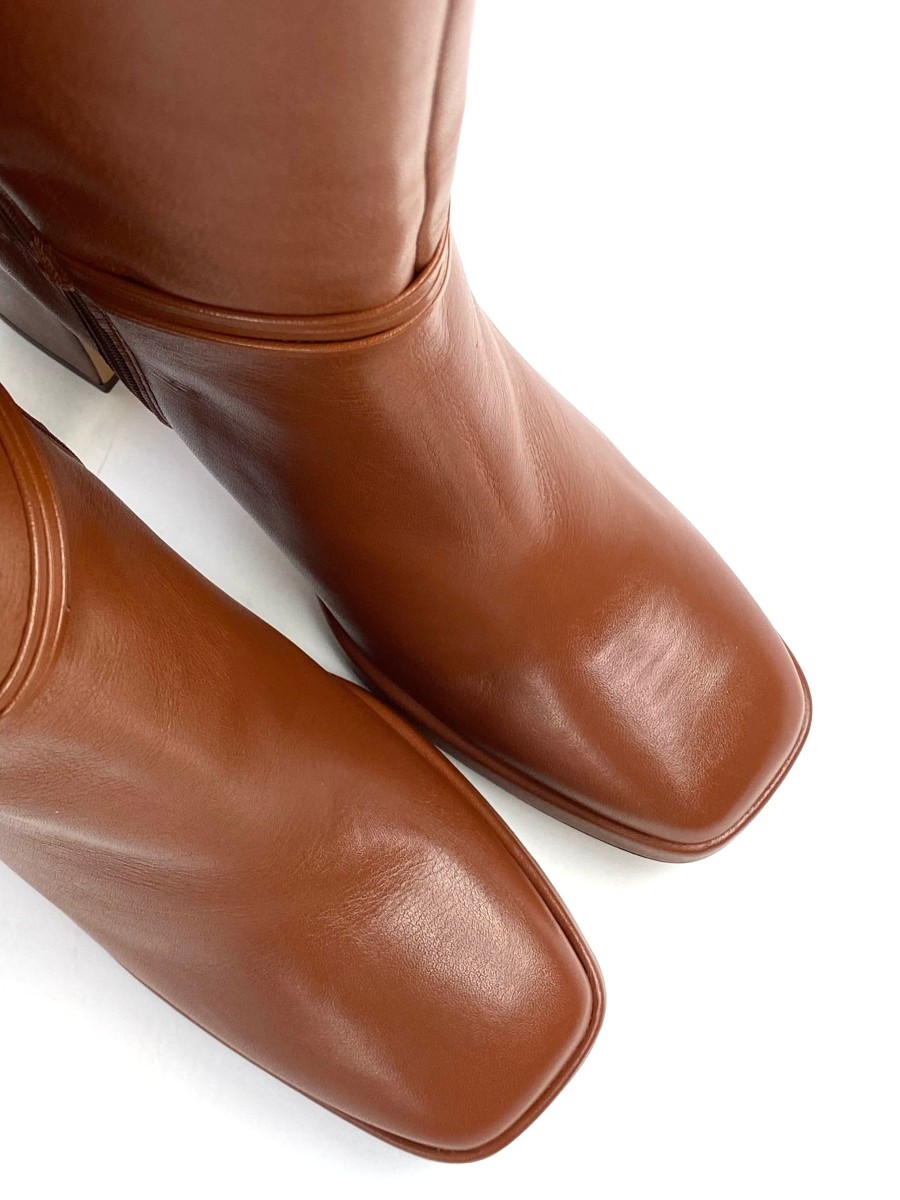 Footwear Lodi | Lodi - Kalima Tan Knee High Boot