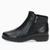 Footwear Caprice Ankle Boots | Caprice - 25305 Black Extra Wide Double Zip Boot