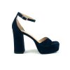 Footwear Unisa | Unisa - Upton Navy Suede Platform