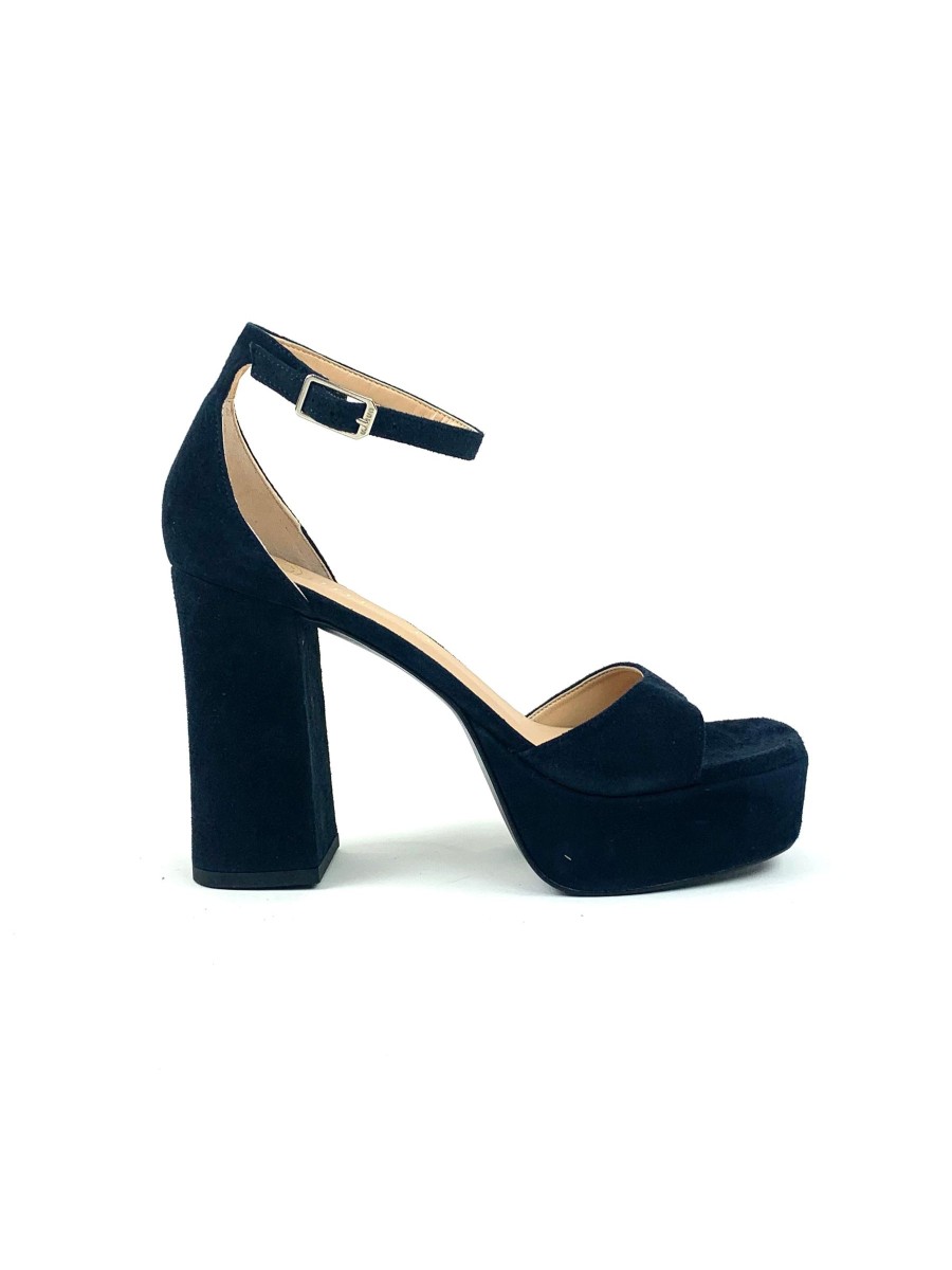 Footwear Unisa | Unisa - Upton Navy Suede Platform