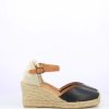 Footwear Wonders | Wonders - Yd Si99-553 Black Espadrille