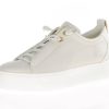 Footwear Paul Green | Paul Green - 5017 Ivory Elastic Slip On Trainer