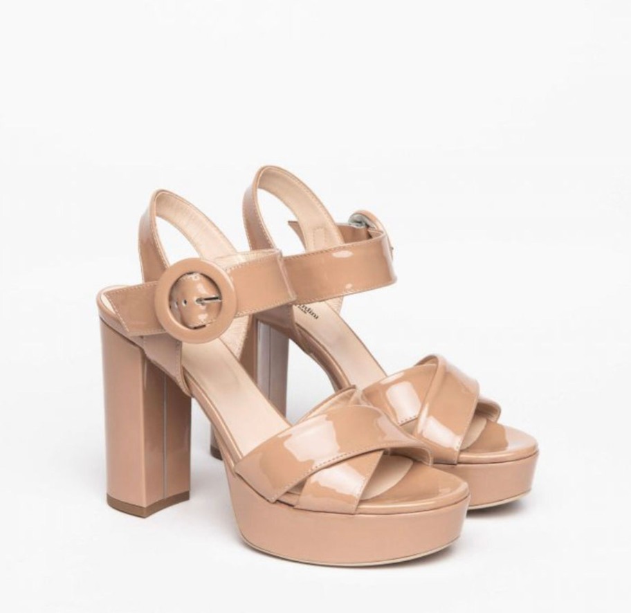 Footwear NeroGiardini | Nerogiardini - E307210De Nude Patent Platform