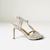 Footwear Sorento | Sorento - Silver Simmer Sandal