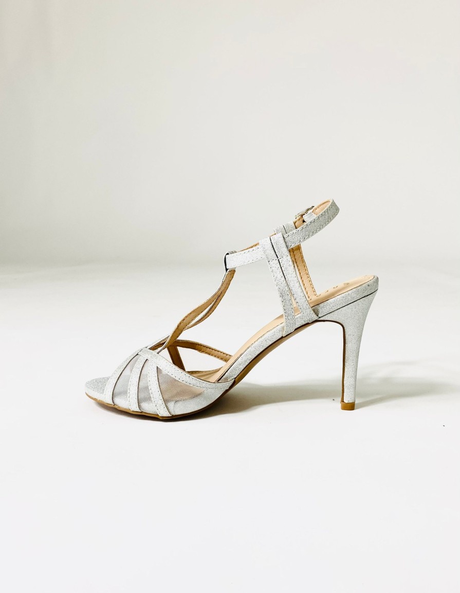 Footwear Sorento | Sorento - Silver Simmer Sandal