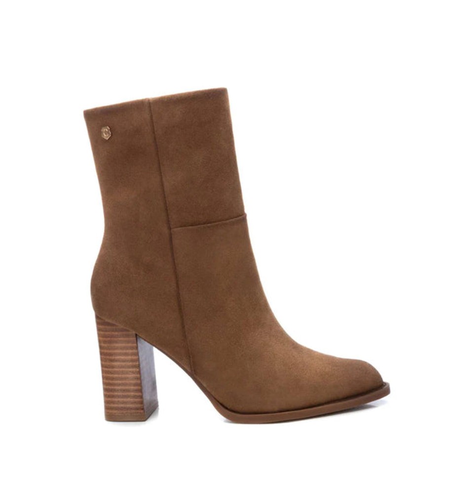 Footwear Carmela Mid Calf Boots | Carmela - 160897 Tan Suede Boot