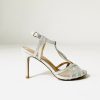 Footwear Sorento | Sorento - Silver Simmer Sandal