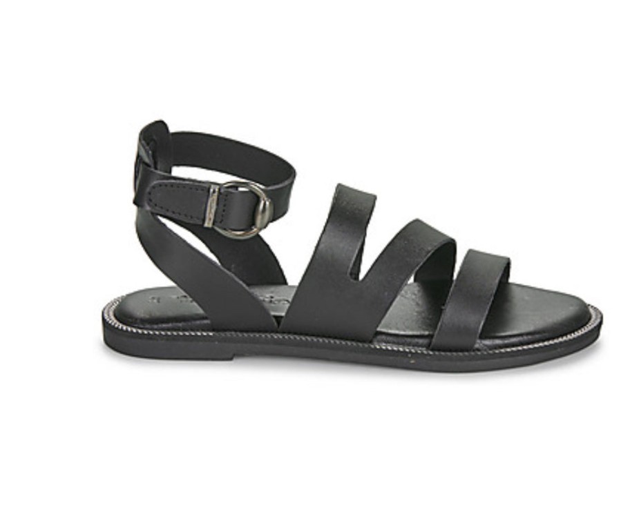 Footwear Tamaris | Tamaris - 28153 Black Gladiator Sandal