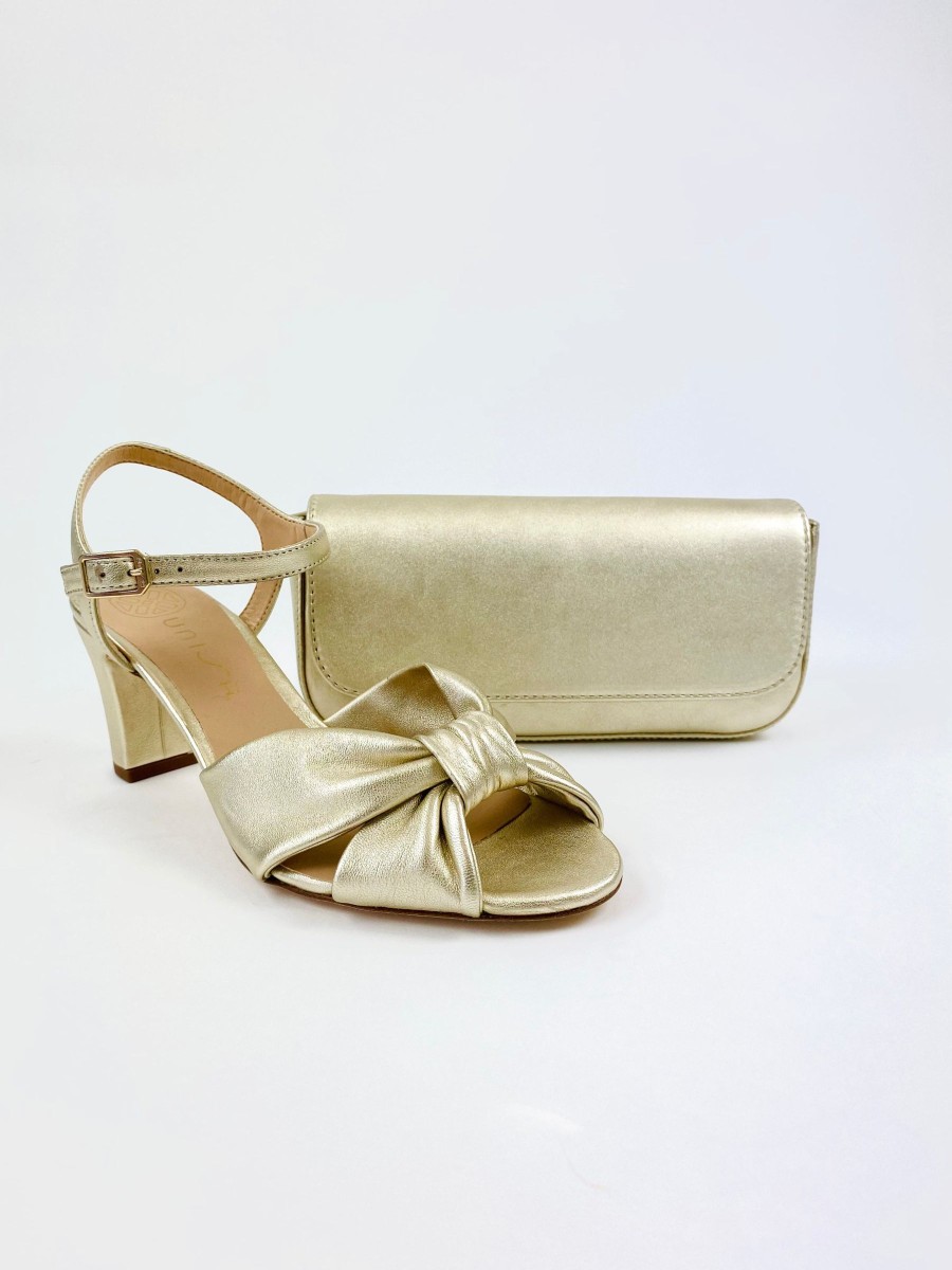 Footwear Unisa | Unisa - Malvina Gold Sandal