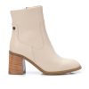 Footwear XTI Ankle Boots | Xti - 140486 Cream Ankle Boot