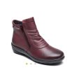 Footwear G Comfort | G Comfort - P-9521 Burgundy Waterproof Zip Boot