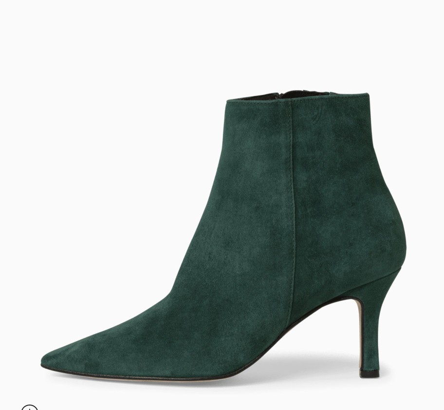 Footwear Tamaris | Tamaris - 25037 Green Suede Ankle Boot