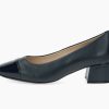 Footwear Caprice | Caprice - Navy Leather Court