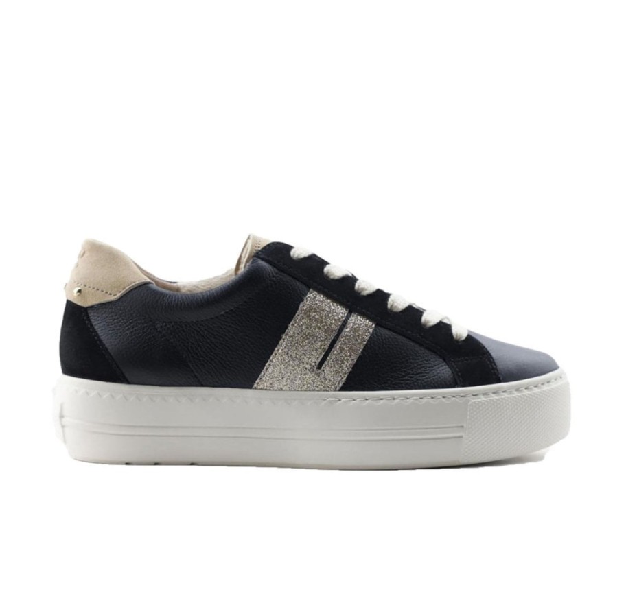 Footwear Paul Green | Paul Green - 5330 Black And Trainer