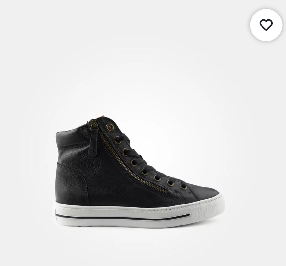 Footwear Paul Green | Paul Green - 4024 Black Hi Top