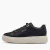 Footwear Tamaris | Tamaris - 23700 Black Trainer With A Croc Trim