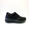 Footwear G Comfort | G Comfort R 9281 Black Leather Zip Trainer