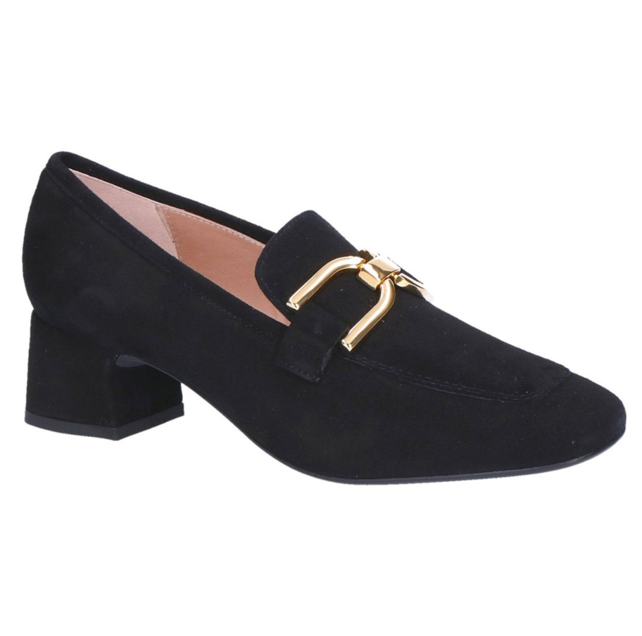 Footwear Unisa | Unisa - Losie Black Suede Loafer