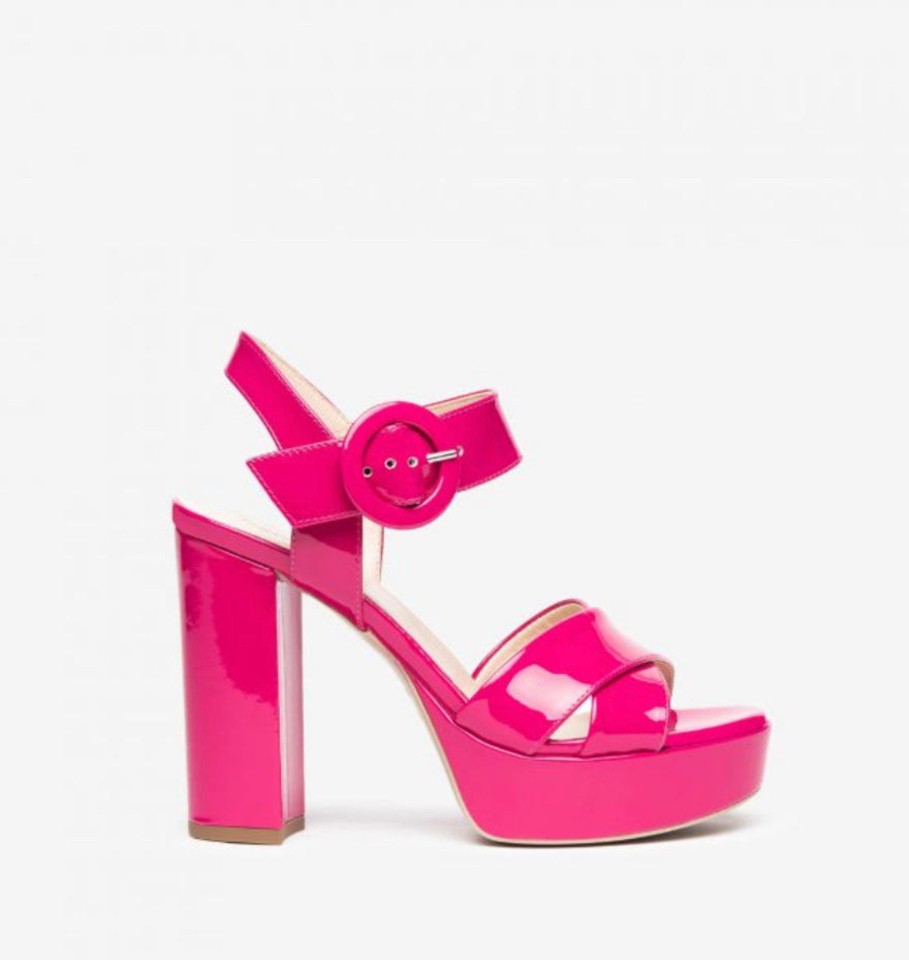 Footwear NeroGiardini | Nerogiardini - Pink Patent Platform