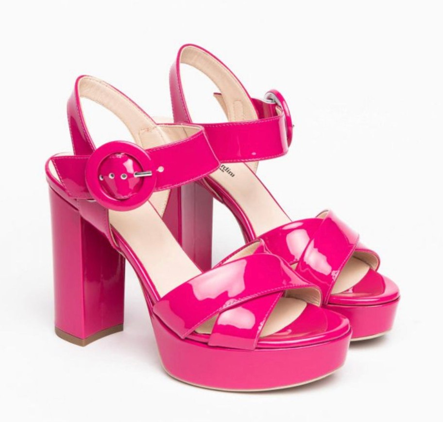 Footwear NeroGiardini | Nerogiardini - Pink Patent Platform