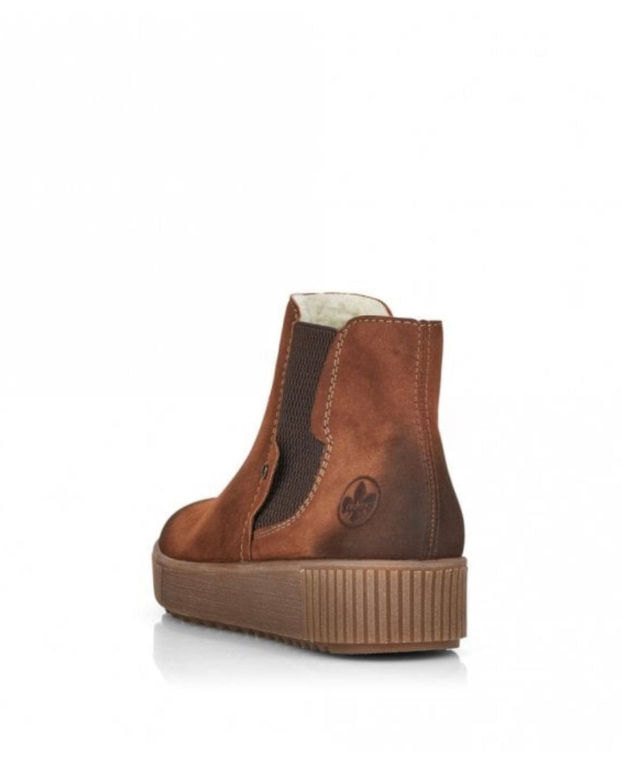 Footwear Rieker Ankle Boots | Rieker - Y6461 Tan Chelsea Boot