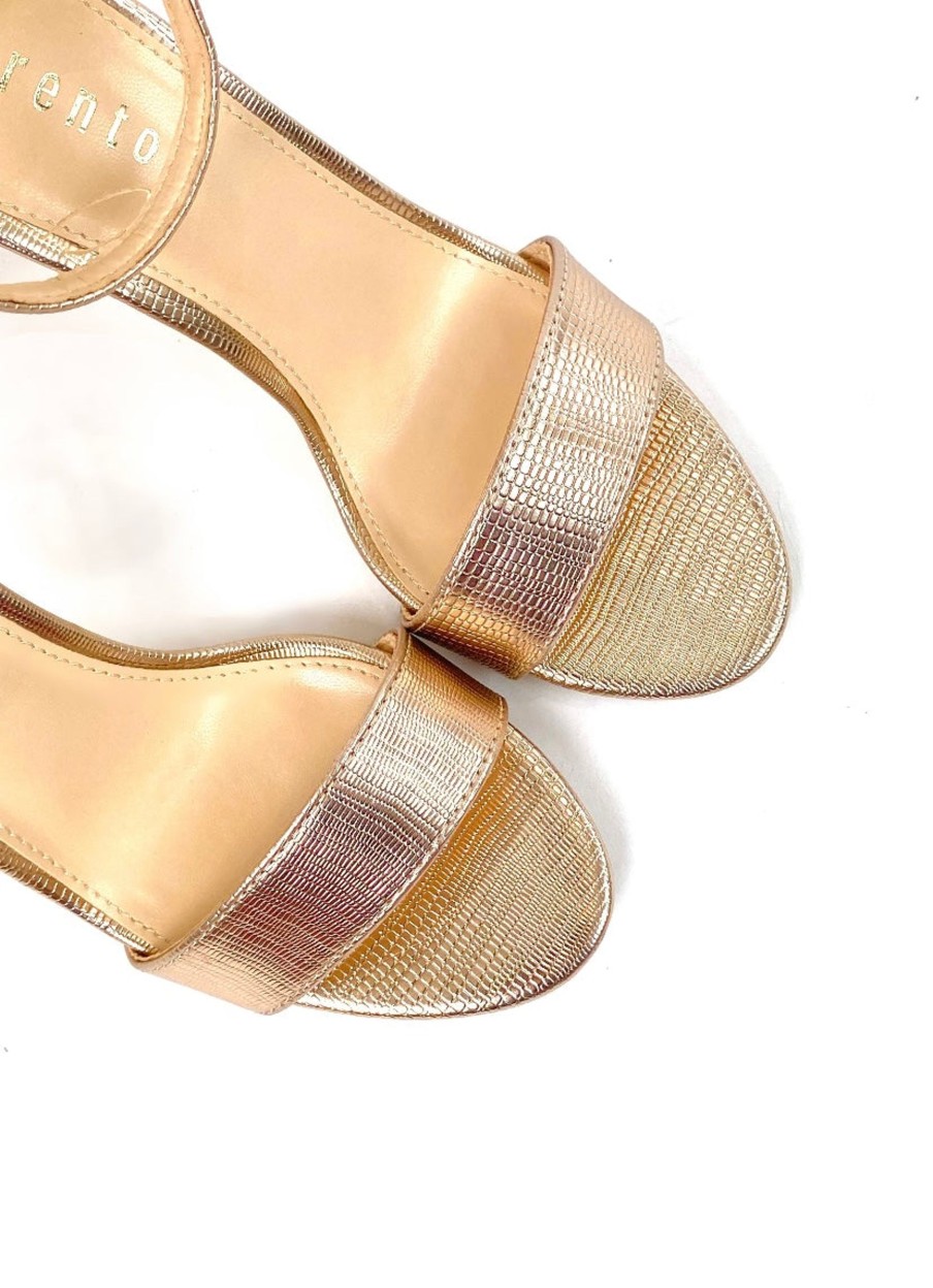 Footwear Sorento | Sorento - Screbee Rose Gold Sandal