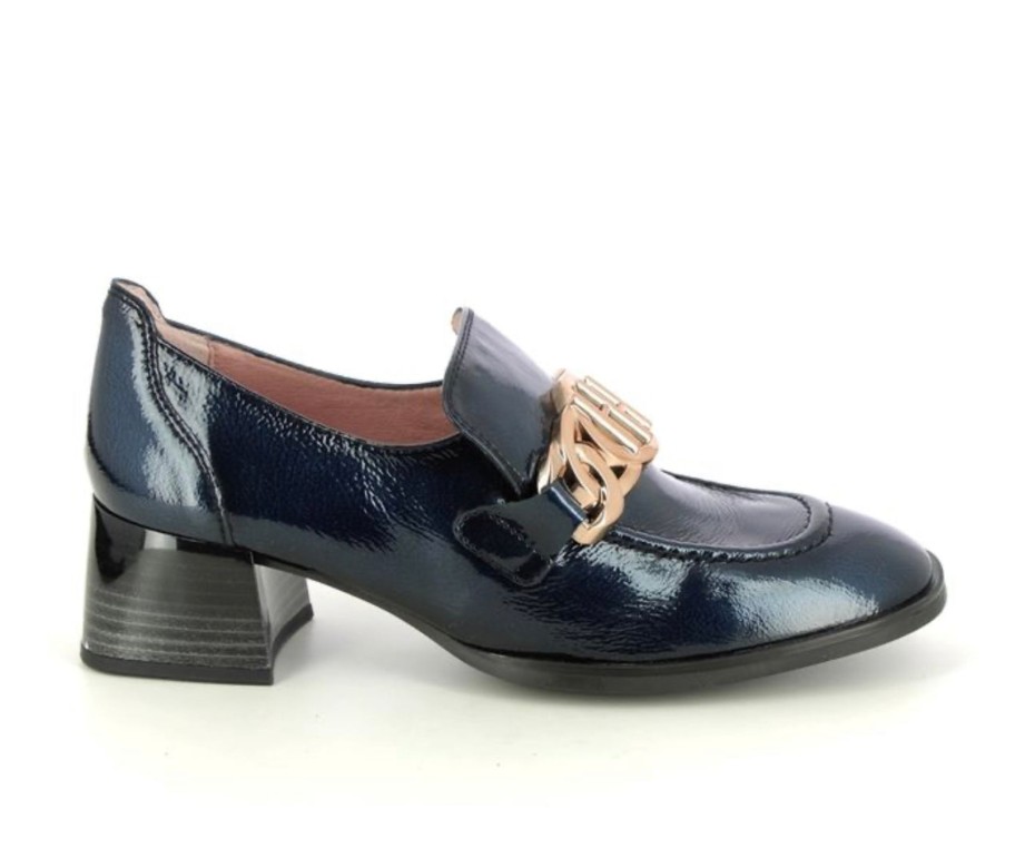 Footwear Hispanitas | Hispanitas - H1232992 Navy Patent Loafer