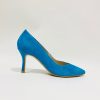 Footwear Rachel's | Rachel'S - Turquoise Suede Court