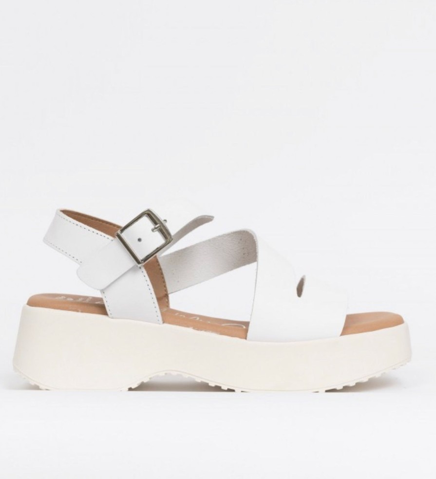 Footwear Oh My Sandals | Oh My Sandals - 5196 White Strappy Sandal